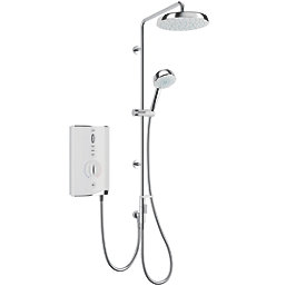 Mira Sport Max Dual White / Chrome 10.8kW  Electric Shower