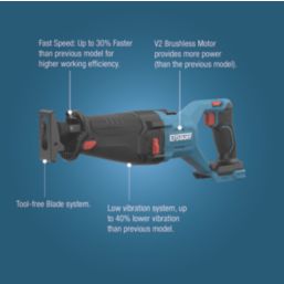 Erbauer ERI1089RSP 18V Li-Ion EXT Brushless Cordless Reciprocating Saw - Bare