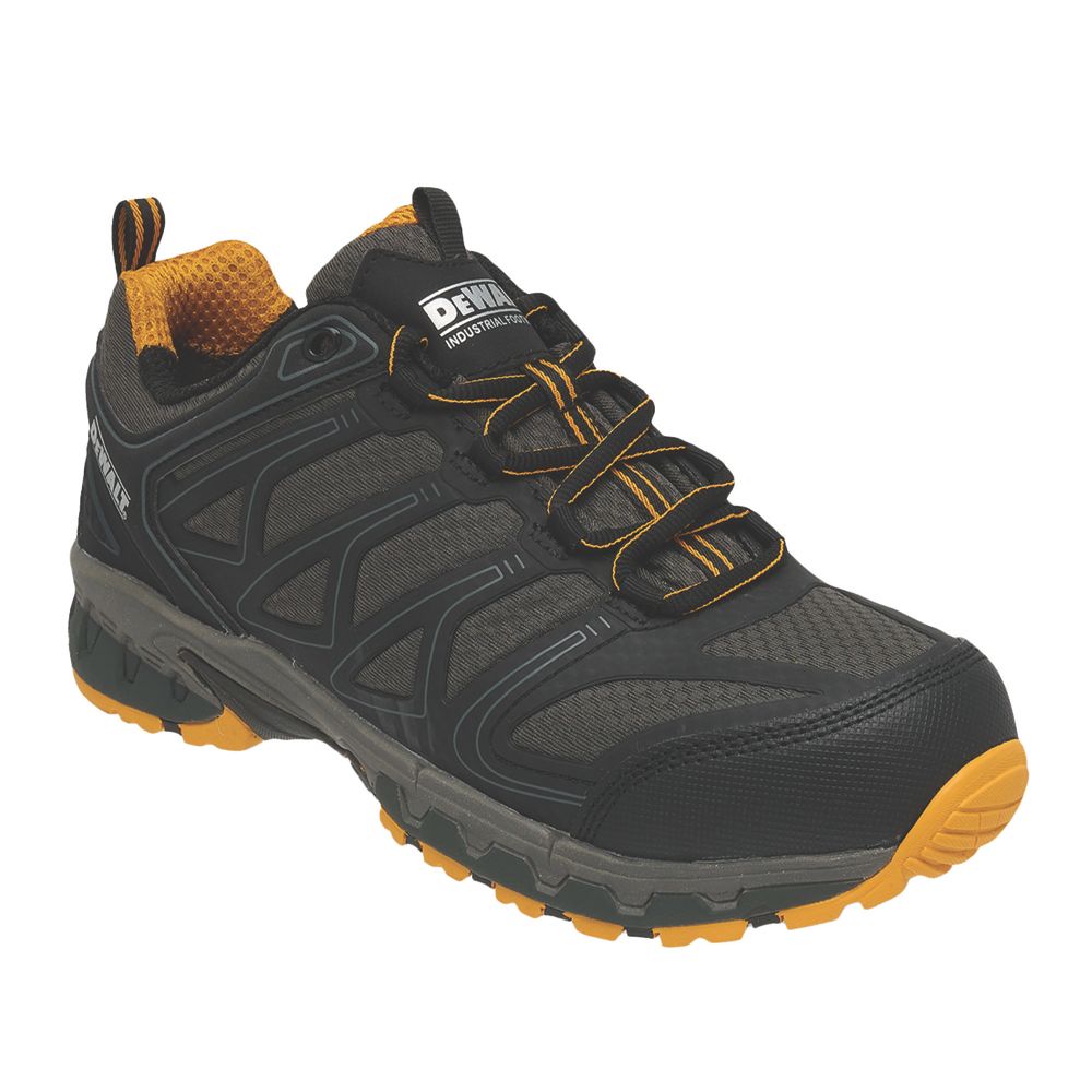 Wide fitting store safety trainers