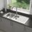 Jabiri 1.5 Bowl  Satin Stainless Steel Sink 1000mm x 500mm