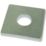 Easyfix Steel Square Washers M10 x 3mm 50 Pack