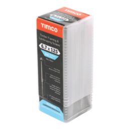 Timco  Hex Socket Thread Cutting Timber Screws 6.7mm x 125mm 25 Pack