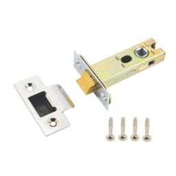 Smith & Locke Chrome Tubular Mortice Latch 76mm Case - 57mm Backset