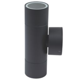 4lite  Outdoor GU10 Up/Down Wall Light Graphite