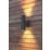 4lite  Outdoor GU10 Up/Down Wall Light Graphite