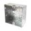LAP  1-Gang Galvanised Steel  Mounting Boxes 35mm 10 Pack