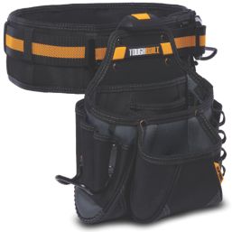 Toughbuilt ClipTech 3-Piece Builder Tool Belt Set 32-48" Black