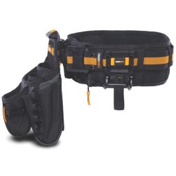 Toughbuilt ClipTech 3-Piece Builder Tool Belt Set 32-48" Black