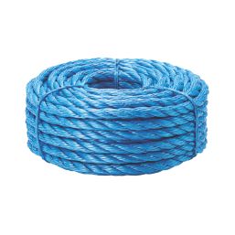 Essentials Twisted Rope Blue 10mm x 20m