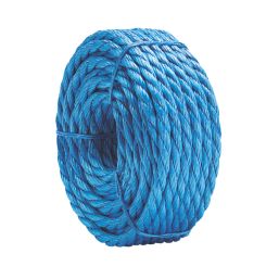 Essentials Twisted Rope Blue 10mm x 20m