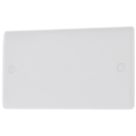 British General  2-Gang Blanking Plate White