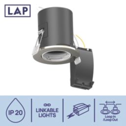 LAP Juventas Tilt  Fire Rated Downlight Brushed Nickel