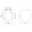 Pilica Soft-Close Toilet Seat Moulded Wood Jungle