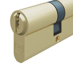 Smith & Locke  6-Pin Double Cylinder Lock 40-45 (85mm) Polished Brass