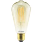 Sylvania ToLEDo Retro V5 GL 825 SL E27 ST64 LED Light Bulb  560lm 6W
