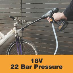 Titan TTI1230PRW 22bar 18V 1 x 5Ah Li-Ion TXP  Cordless Hand-Held Pressure Washer