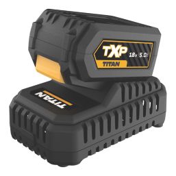 Titan TTI1230PRW 22bar 18V 1 x 5Ah Li-Ion TXP  Cordless Hand-Held Pressure Washer