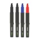 TRACER  Fine Tip Mixed Colours Permanent Marker 4 Pack