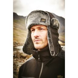 Site  Trapper Hat Black