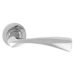 Carlisle Brass Sintra Door Handle Pair Polished Chrome