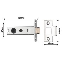 Carlisle Brass Sintra Door Handle Pair Polished Chrome
