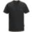 Snickers 2590 Logo Short Sleeve T-Shirt Black Small 36" Chest