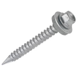Easydrive  Flange Self Drilling Timber Roofing Double Slash Point Screws 6.3mm x 45mm 100 Pack