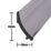 Stormguard Rain Deflector Polished Aluminium 914mm