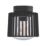 Lutec Shyne Indoor & Outdoor Ceiling Light  Black