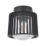 Lutec Shyne Indoor & Outdoor Ceiling Light  Black