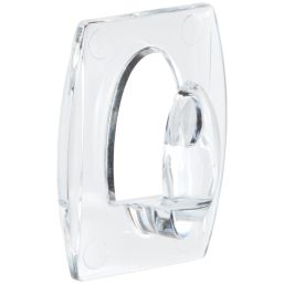 Command Clear Self-Adhesive Mini Clear Hook 30 Pack