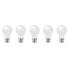 LAP  B22 A60 LED Light Bulb  806lm 7.3W 5 Pack