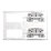 British General Nexus Metal 13A 4-Gang DP Combination Plate Polished Chrome with White Inserts