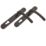 Fab & Fix Balmoral Door Handles Pair Black