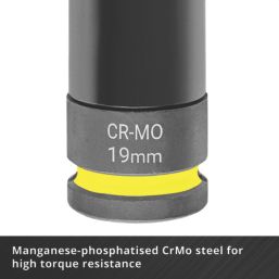 Einhell  Square Shank Impact Socket Set 3 Pieces