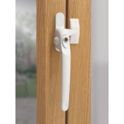 ERA  Left-Handed Cockspur Window Handles  White 3 Pack