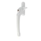 ERA  Left-Handed Cockspur Window Handles  White 3 Pack