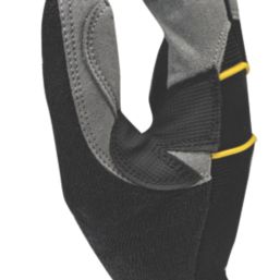 DEWALT Padded Powertool Grip Gloves Black / Grey Medium