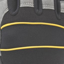 DEWALT Padded Powertool Grip Gloves Black / Grey Medium