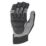 DEWALT Padded Powertool Grip Gloves Black / Grey Medium