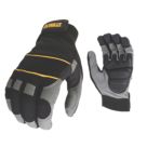 DEWALT Padded Powertool Grip Gloves Black / Grey Medium