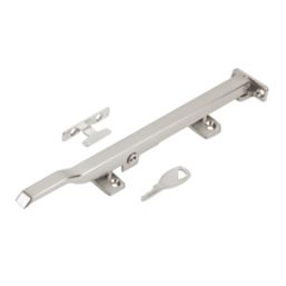 Smith & Locke Modern Locking Casement Stay Satin Chrome 260mm
