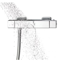 Aqualisa Sierra Safe Touch Rear-Fed Exposed Chrome Thermostatic Mixer Shower