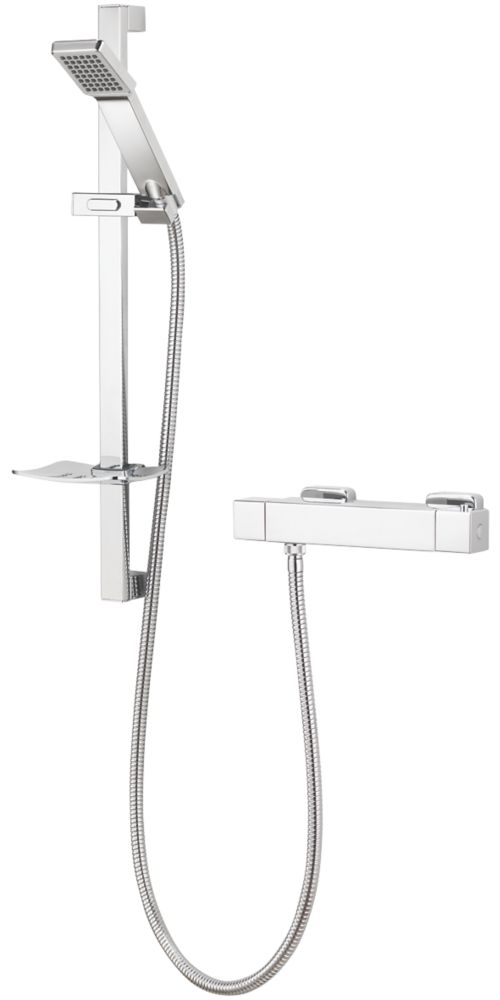 Aqualisa Sierra Safe Touch RearFed Exposed Chrome Thermostatic Mixer