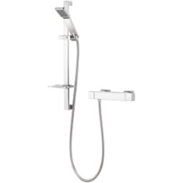 Aqualisa Sierra Safe Touch Rear-Fed Exposed Chrome Thermostatic Mixer Shower