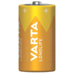 Varta Longlife C 1.5V Alkaline Batteries 2 Pack