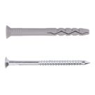 Easyfix  Nylon & Steel Countersunk Head Hammer Fixings 5mm x 30mm 100 Pack