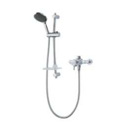 Triton Asana Rear-Fed Exposed Chrome Thermostatic Sequential Mixer Shower
