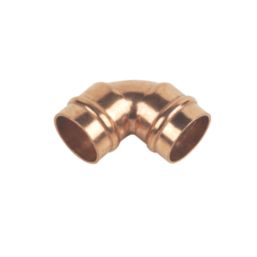 Flomasta  Copper Solder Ring Equal 90° Elbows 15mm 2 Pack