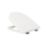 Brixton Soft-Close Wrapover Toilet Seat Thermoset Plastic White